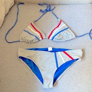 Target Red White and Blue Bikini - bottoms XL top Large - American string bikini